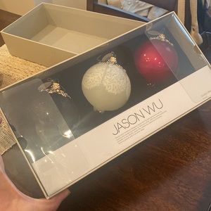 Jason Wu 2 Sets of 3 Christmas Ornaments